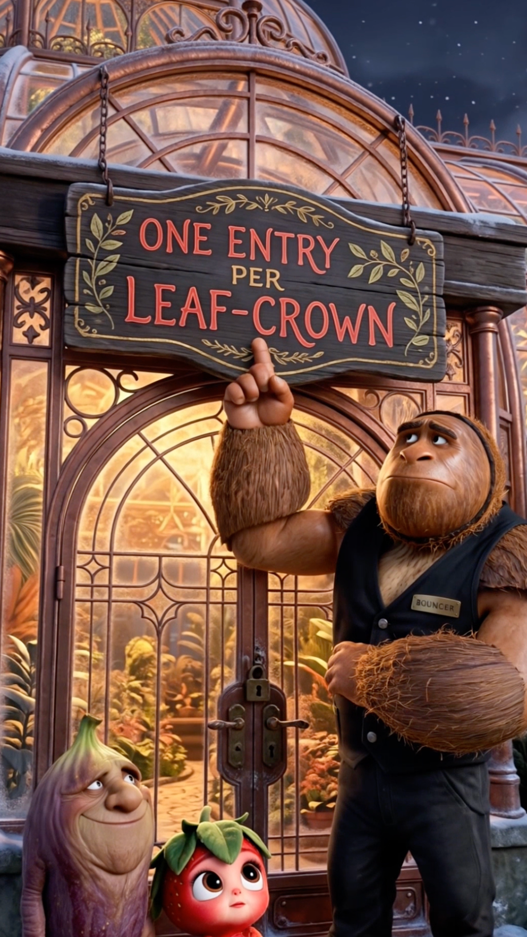 Demo scene still 2 — close-up of a promise being made